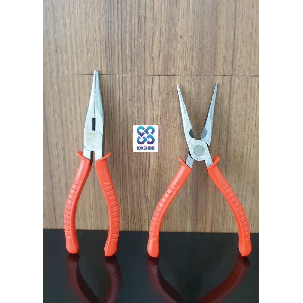 Tang Lancip, Potong, Kombinasi karet 6&quot; / Long Nose Plier / Cutting Pliers