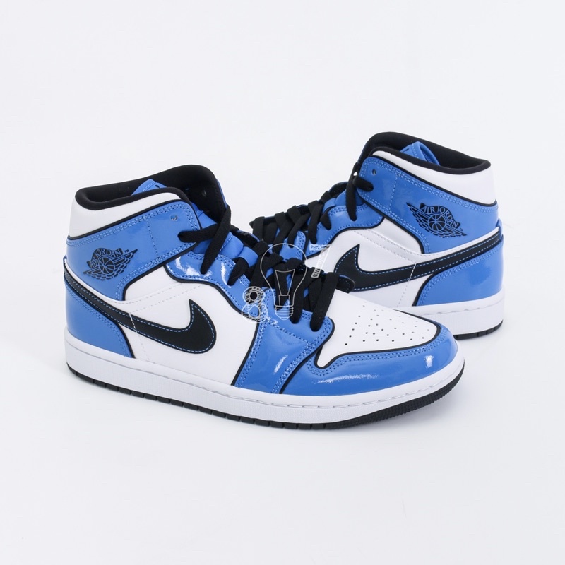 Air Jordan 1 Mid Signal Blue