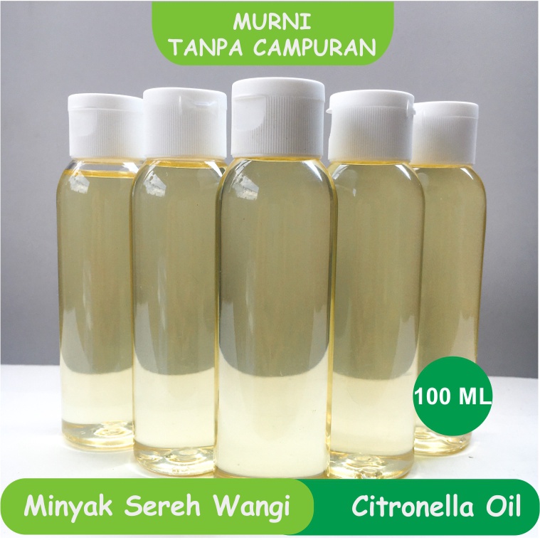 LAKU 100ml minyak atsiri sereh wangi murni asli minyak essensial sereh wangi 100ml citronella pure