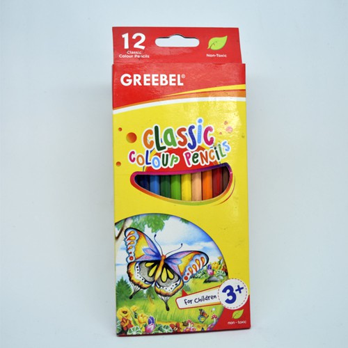 

Pensil Warna Greebel 12 Warna Panjang / Greebel Classic Colour Pencils 12 colors Long