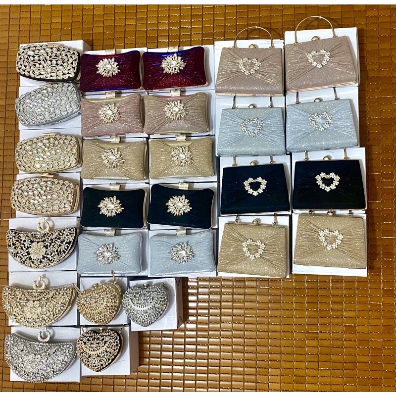 TAS PESTA WANITA CLUTCH PESTA ISI HANTARAN TAS PENGANTIN TAS IMPORT