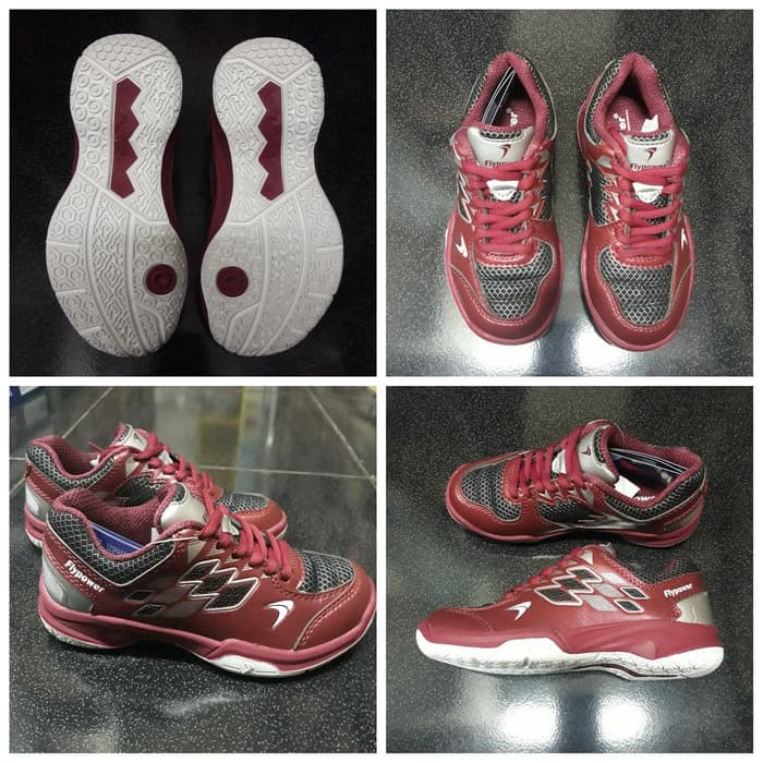 Unik Sepatu Badminton Flypower Kalasan 03 Junior Murah