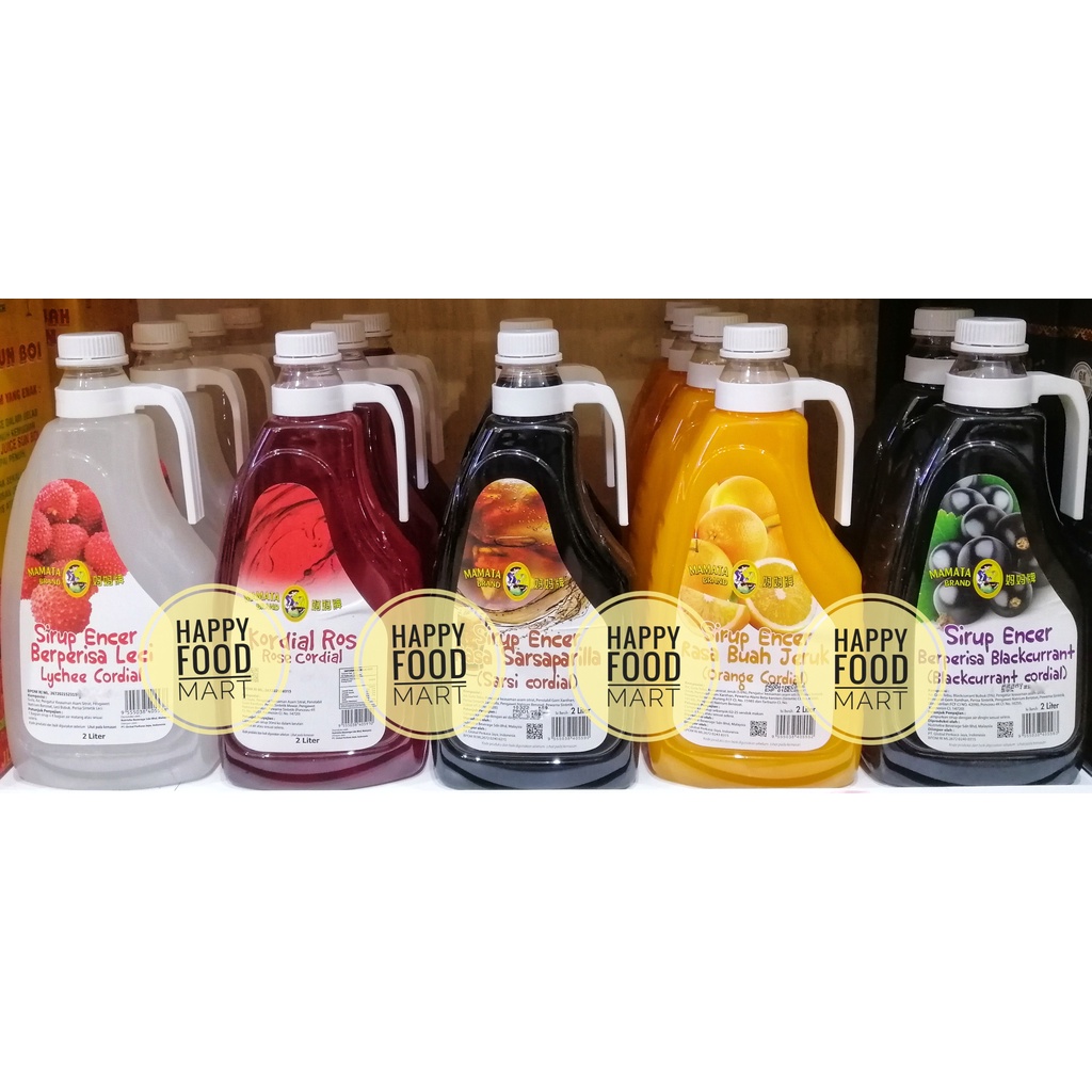 

[DISKON] MAMATA SIRUP LECI 2L/JERUK/SARSAPARILLA/LYCHEE SYRUP/ORANGE/SARSAPARILA/SARSI CORDIAL/ROSE/MAWAR/ROS