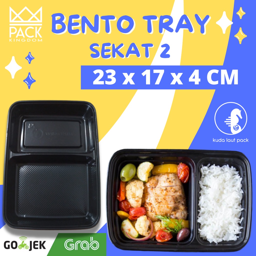 MIKA BENTO 2 SEKAT/ MIKA BENTO/ - BOX NASI - LUNCH BOX BENTO