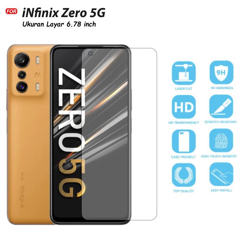 Tempered Glass Infinix Zero 5G Premium Quality Anti Gores Kaca