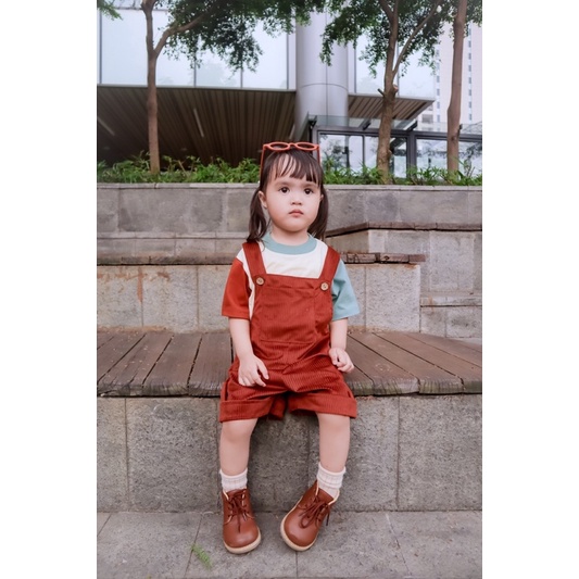RACHIDKIDS / OVERALL ANAK LUCU / OVERALL SET ANAK / HIROKI OVERALL SET