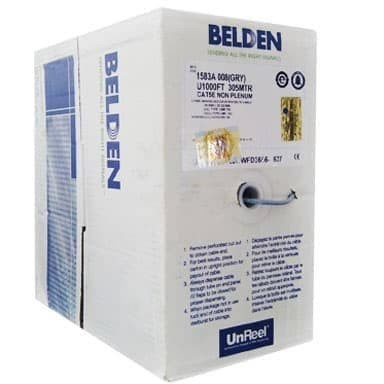 KABEL LAN UTP CAT 6 / CAT 6 BELDEN made in USA 1 ROLL (ORIGINAL)