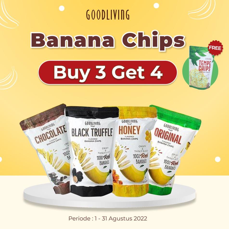 

[KODE PRODUK RRQPU8676] Keripik Pisang Good Living Banana Chips Chocolate 55 gr