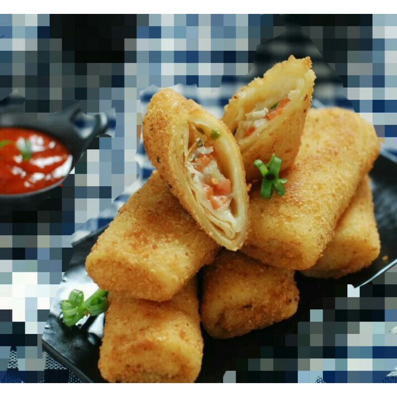 

1pak isi 10pcs Makanan Camilan Risoles Sayuran Rogut