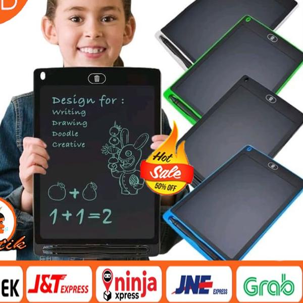 

❤[BIG ⚡ALE!!!]❤PAPAN TULIS HAPUS WRITING BOARD TABLET DIGITAL LCD LAYAR 8.5 inch