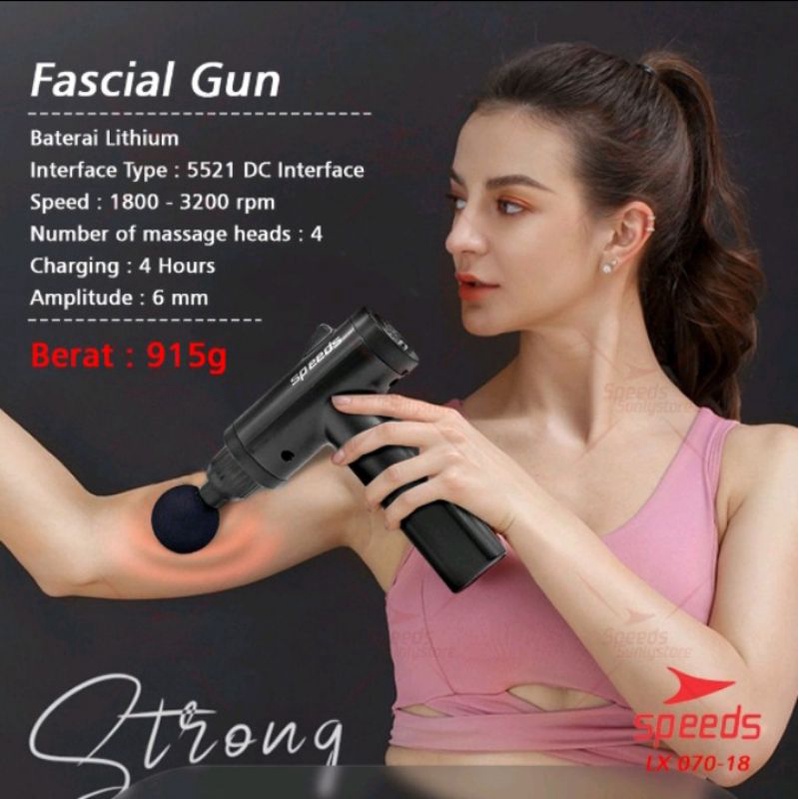 Speeds Alat Pijat Massage Getar Elektrik Portable