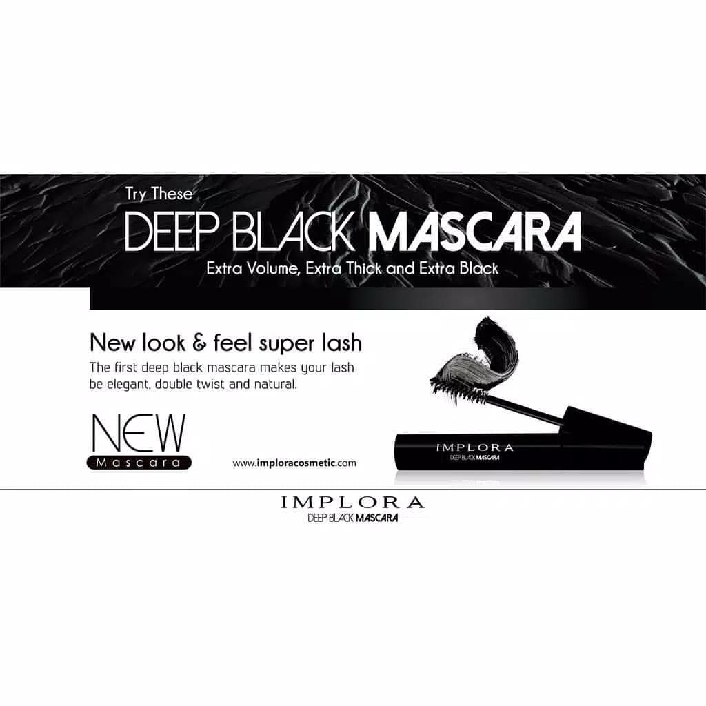 Implora Deep Black Mascara