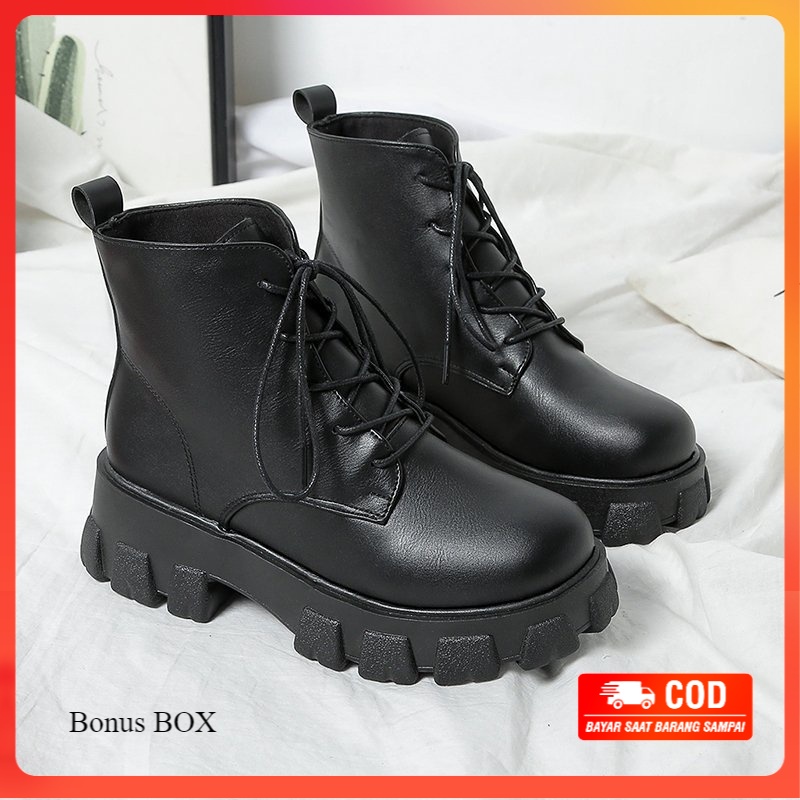 [ ORIGINAL IMPORT ] Sepatu Boots Wanita Import Premium Quality SI 142