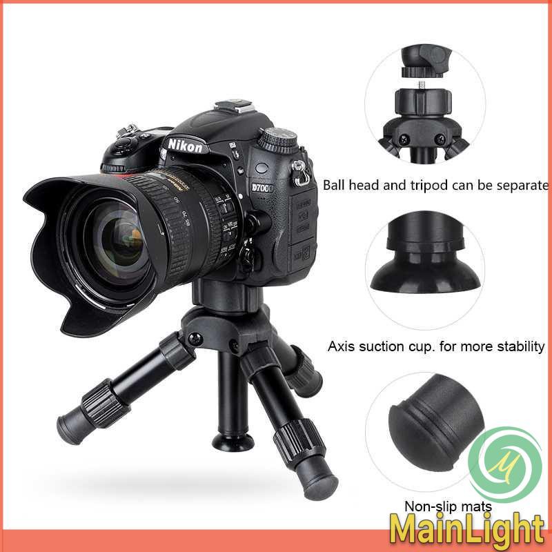 BEXIN Tripod Kamera Mini Portable Aluminium Load 4.5kg MS02