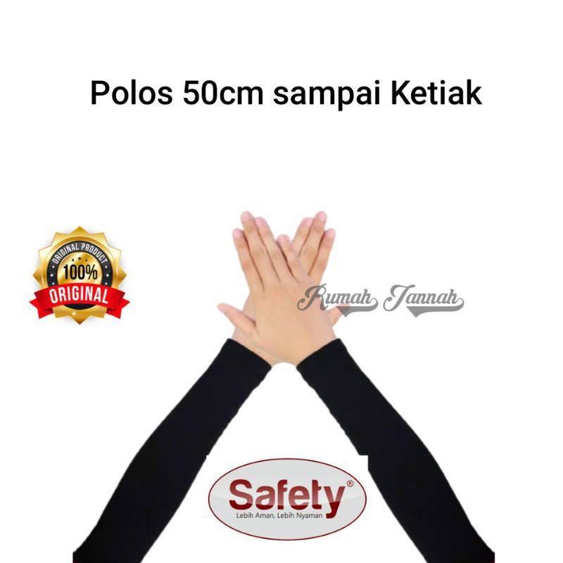 Manset handsock tangan sampai lengan bahan kaos katun safety