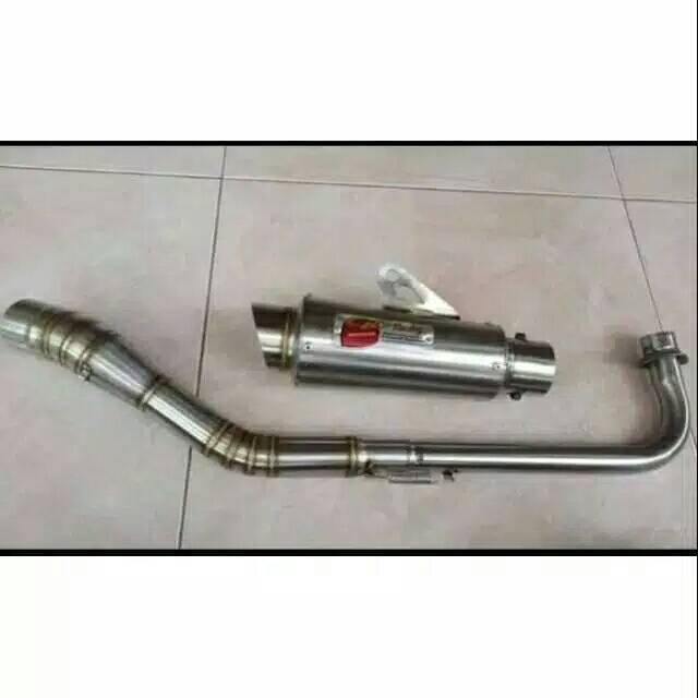 Knalpot CLD Road Race Fulsystem Revo jupiter z vega karisma supra x