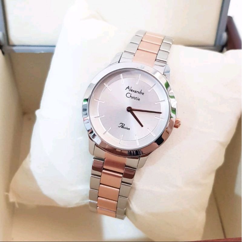 Alexandre Christie AC 2834 LD / Jam Tangan Wanita AC2834 Rantai Klasik