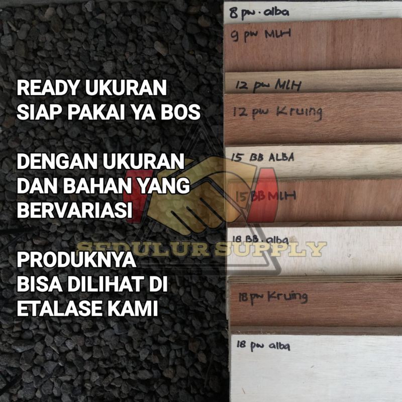 Tokaiaja Papan Kayu Triplek / Multiplek 3Mm Albasia Uty Ukuran 60 X 120 Cm / Triplek Tipis