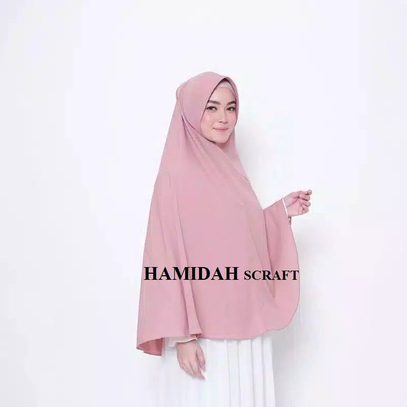 HIJAB OVAL JERSEY KHIMAR PED SIMPEL KERUDUNG INSTAN