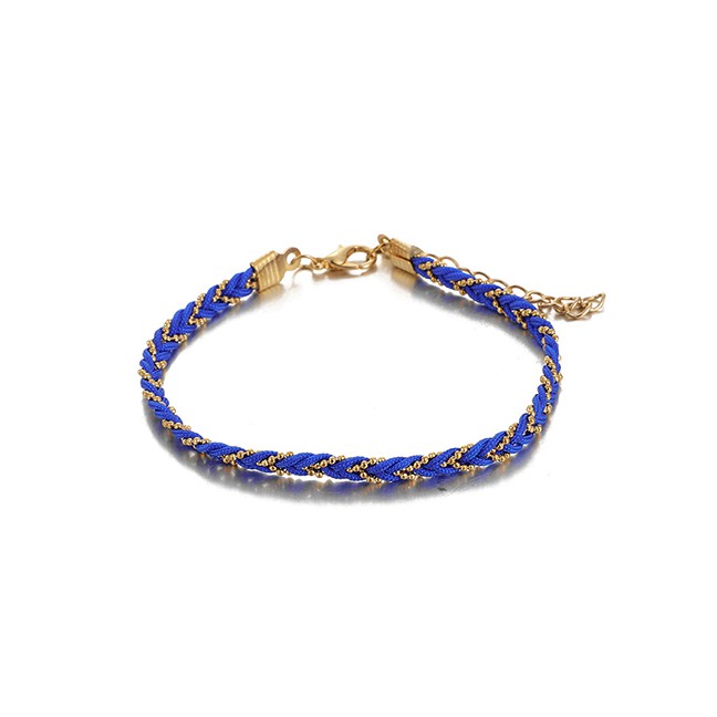 LRC Gelang Fashion Woven Twist Bracelet Single D61335