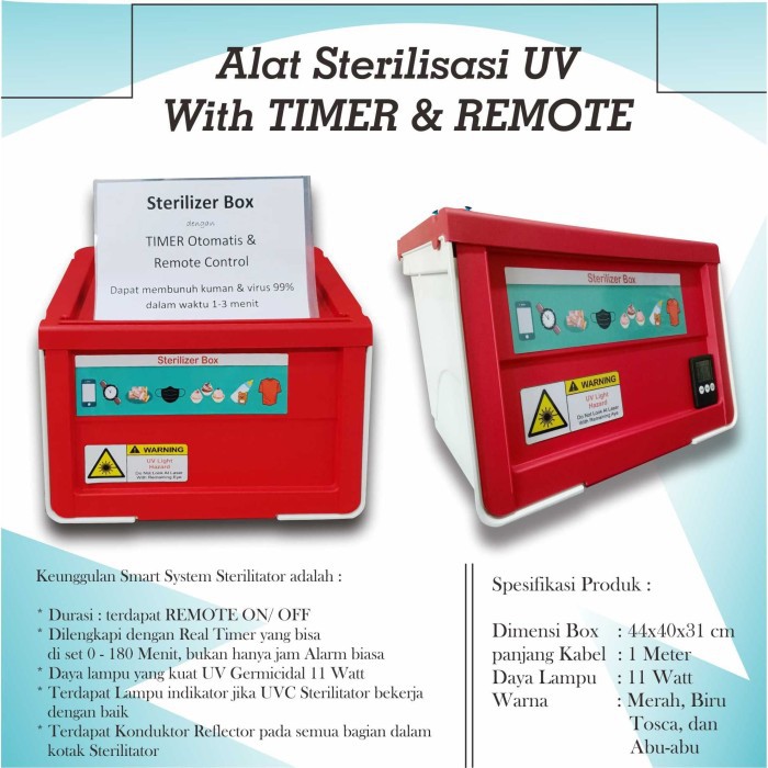 Alat Sterilisasi UV / Alat steril uang / Box Sterilizer uvc - 4