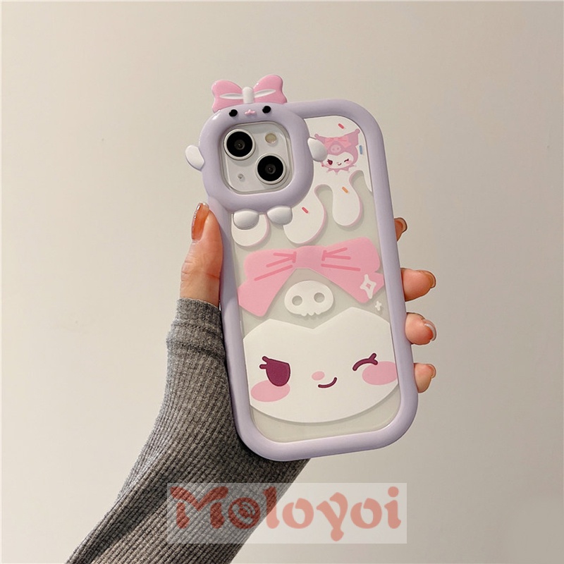 Soft Case Desain Lensa Monster Kucing Lucu Untuk IPhone 11 12 13 14 Pro MAX XR 6 6S 7 8 14 Plus X XS MAX SE 2020