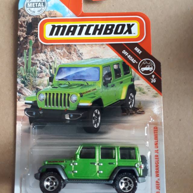 matchbox jeep wrangler jl