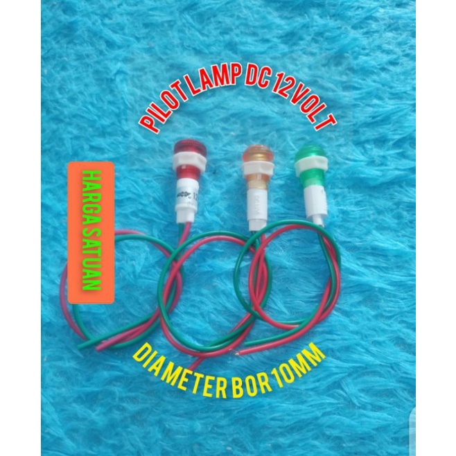 LED Indicator 12v DC Pilot Lampu Indikator Sinyal