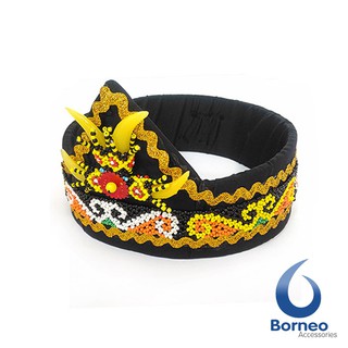 Hiasan Kepala Topi Adat Khas Suku Dayak Kalimantan Hiasan Kepala Topi Adat Khas Suku Dayak Kalimantan