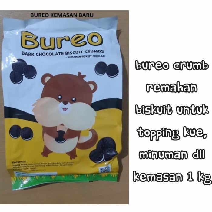 

bureo crumbs1kg toping kue/toping donat dll