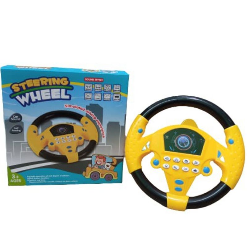 mainan stir steering wheel mobil - mainan setir setiran mobil