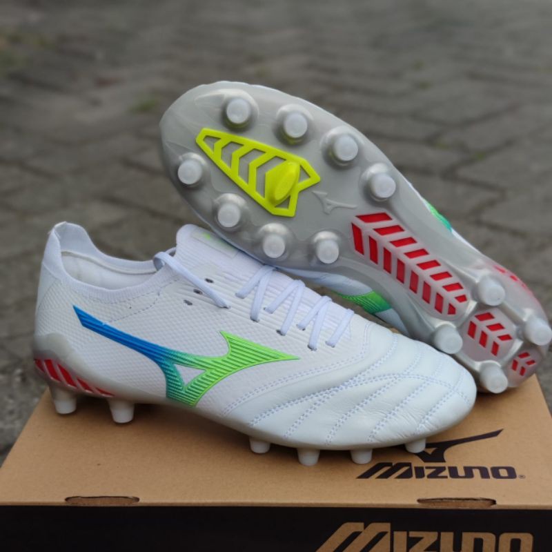 Sepatu Bola Mizuno Morelia Neo 3 Beta White multicolor