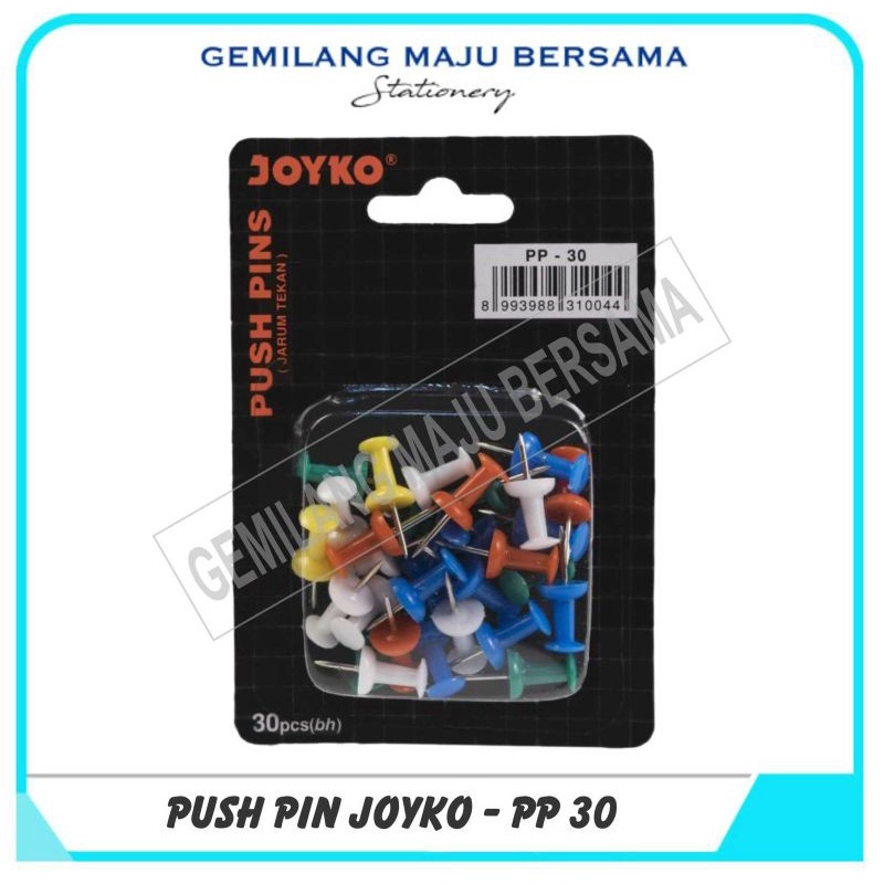 

Push Pin / Jarum Tekan / Paku Pin Joyko PP-30