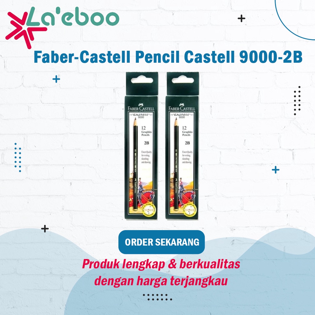 

Pensil 2B Asli Faber-Castell | Faber-Castell Pencil Castell 9000-2B
