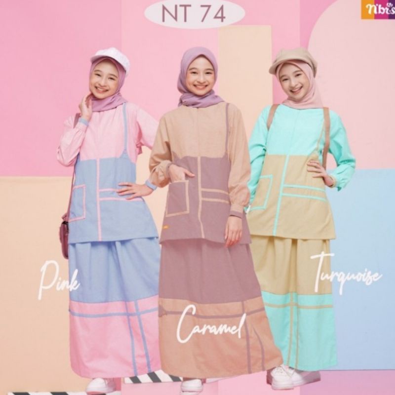 NIBRAS TEEN NT 74 -STELAN REMAJA -ATASAN -ROK