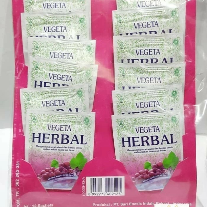 

Vegeta Herbal isi 12 sachet (BERKUALITAS)