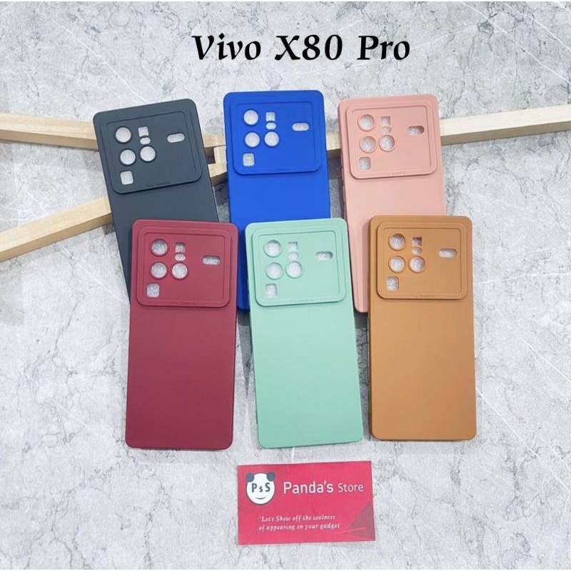 Softcase Pro Camera Vivo X80 , X80 Pro  Candy Case Full Color 3D Silikon TPU