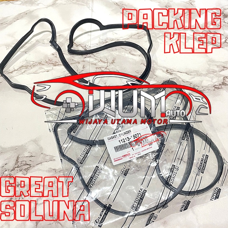 GASKET COVER PAKING KARET TUTUP KLEP COROLLA GREAT SOLUNA