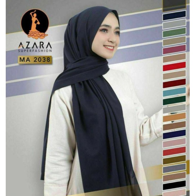ORI AZARA PASMINA CERUTY UNO PREMIUM ORIGINAL AZZARA PASHMINA KERUDUNG HIJAB AZAHRA UMAMA SCARF PASM