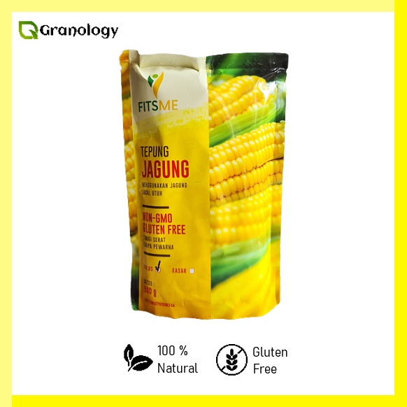 FITS Tepung Jagung Gluten Free NON GMO 500 gram