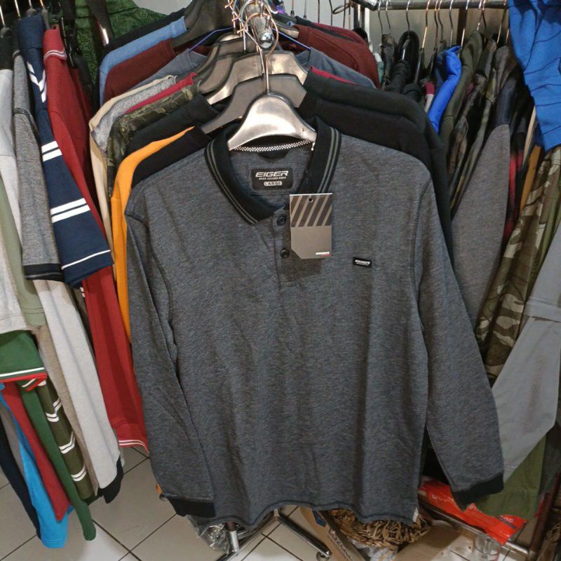 kaos kerah panjang type X hoxton_ori fulltag