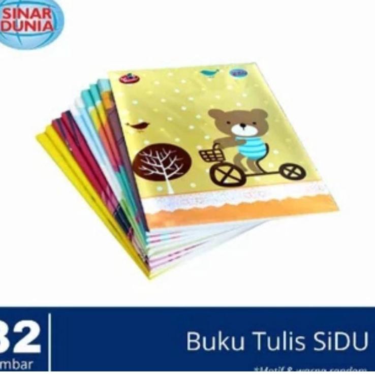 

Big Sale.. 1 pack buku tulis SIDU 32 lembar (10 buku) Produk SIDU