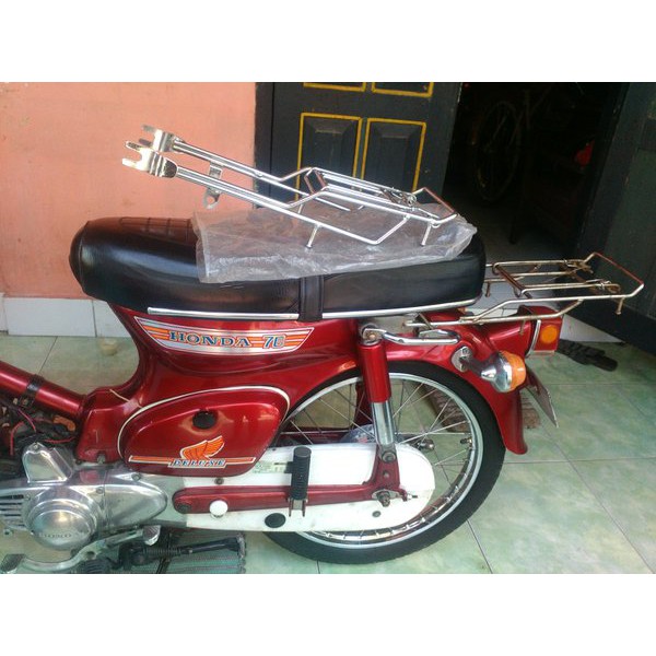 Behel C70 Belakang Jepret Begel Lurus Rak Bagasi Belakang Honda C 70