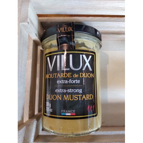 Dijon Mustard Extra Strong/ Vilux Dijon Mustard/Mustard 200gr