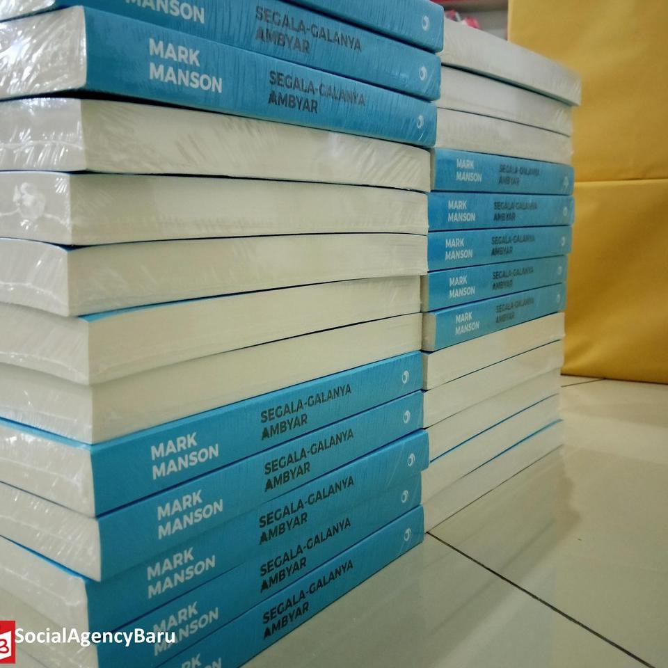 Terlaris Segala Galanya Ambyar Mark Manson Shopee Indonesia