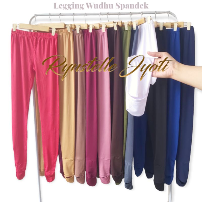 Legging Wudhu Jumbo kaos soft rayon rynstelle