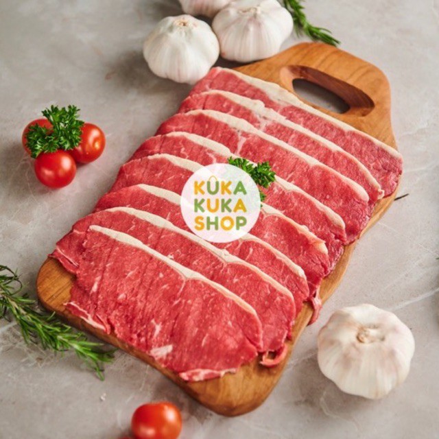 Daging Sapi Striploin / Sirloin Aus Beef Slice Lean Meat 250gr