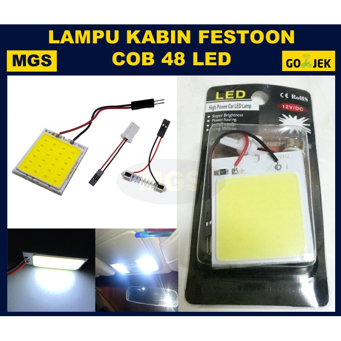 20Pcs Lampu LED Kabin COB 48 Titik