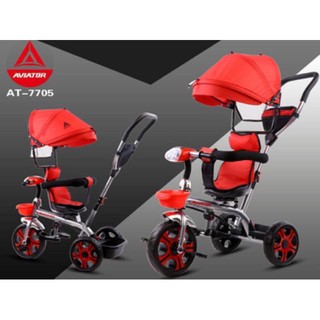 TRICYCLE SEPEDA  RODA  TIGA  ANAK AVIATOR  AT 7705 Shopee 