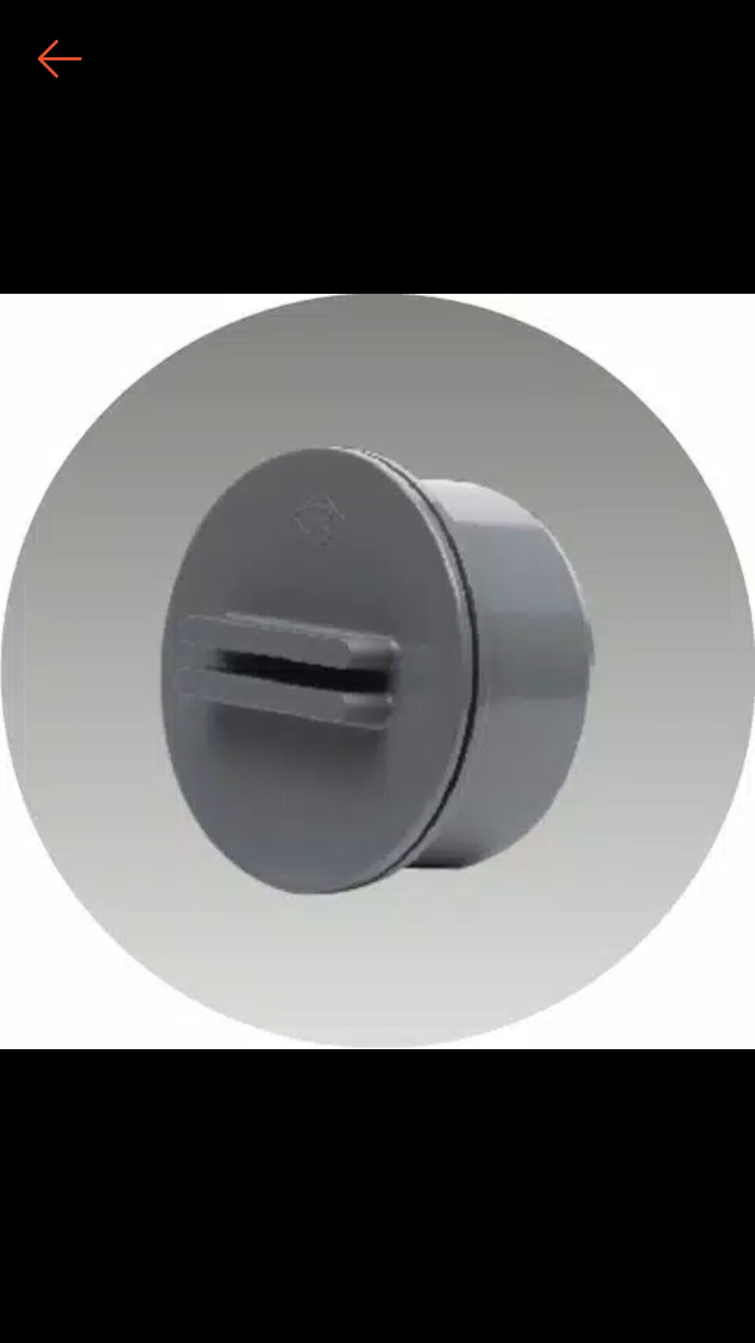 Rucika Clean Out / Co / Dop / Cap Pvc 3 D